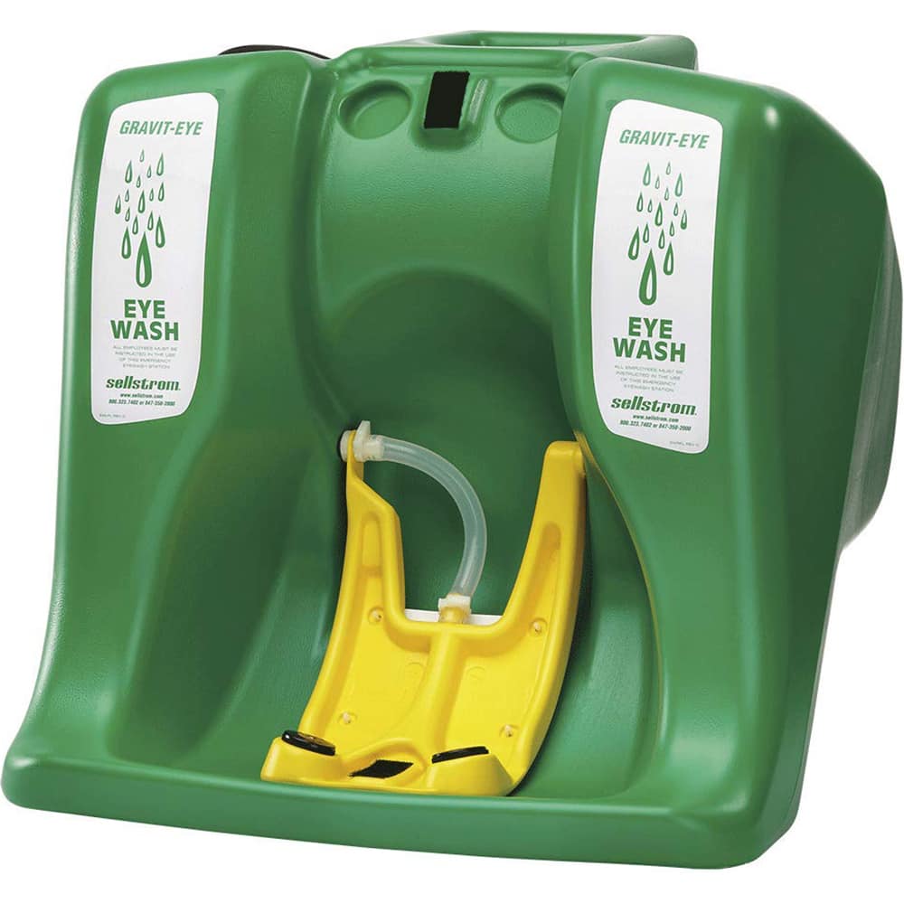 Sellstrom - Portable Eye Wash Stations Type: Gravit-Eye Capacity (Gal.): 16.000 - Americas Tooling