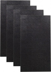 Triton - 24" Wide x 48" High Peg Board Storage Board - 4 Panels, Polyethylene, Black - Americas Tooling