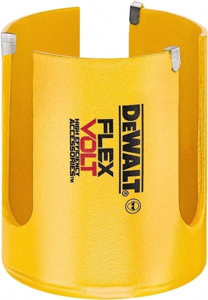 DeWALT - 2-1/8" Diam, 2" Cutting Depth, Hole Saw - Carbide-Tipped Saw, Toothed Edge - Americas Tooling