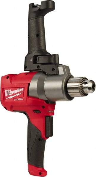 Milwaukee Tool - 18 Volt 1/2" Chuck Pistol Grip Handle Cordless Drill - 0-550 RPM, Keyed Chuck, Reversible, Lithium-Ion Batteries Not Included - Americas Tooling