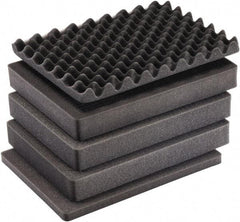 Pelican Products, Inc. - Tool Box Foam Foam Set - 14-1/2" Wide x 9-1/4" Deep x 22-5/8" High, Black, For Pelican Case 1535 - Americas Tooling