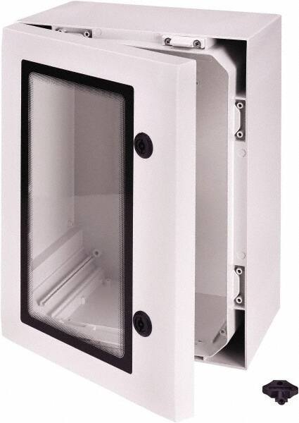 Fibox - Polycarbonate Standard Enclosure Hinge Cover - NEMA 4, 4X, 5.91" Wide x 11.81" High x 15.75" Deep, Impact Resistant - Americas Tooling