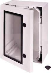 Fibox - Polycarbonate Standard Enclosure Hinge Cover - NEMA 4, 4X, 11.81" Wide x 23.62" High x 31.5" Deep, Impact Resistant - Americas Tooling