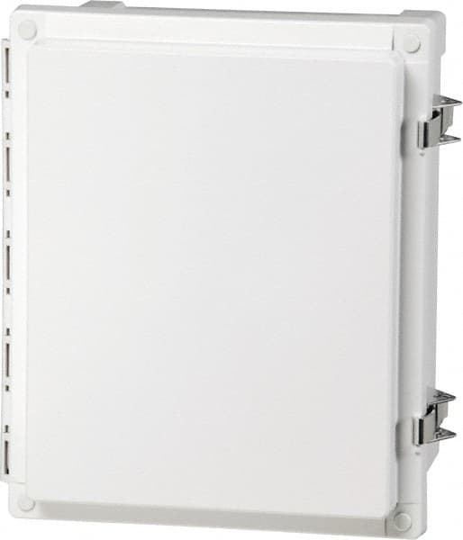 Fibox - Polycarbonate Standard Enclosure Hinge Cover - NEMA 4, 4X, 6, 6P, 12, 13, 16" Wide x 20" High x 8" Deep, Impact, Moisture & Corrosion Resistant, Dirt-tight & Dust-tight - Americas Tooling