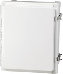 Fibox - Polycarbonate Standard Enclosure Hinge Cover - NEMA 4, 4X, 6, 6P, 12, 13, 6" Wide x 6" High x 4" Deep, Impact, Moisture & Corrosion Resistant, Dirt-tight & Dust-tight - Americas Tooling