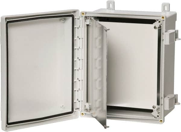 Fibox - Electrical Enclosure Aluminum Swing Panel Kit - For Use with ARCA JIC - Americas Tooling