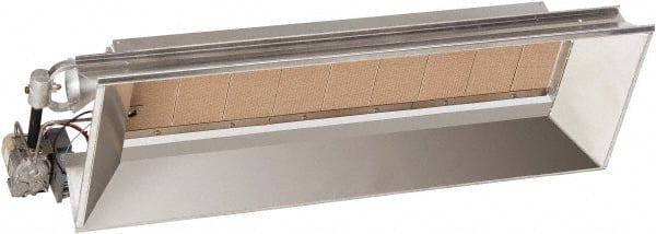 Heatstar - 30-1/4" Long x 19-1/4" Wide x 12" High, 24 AC Volt, Infrared Suspended Heater - Americas Tooling