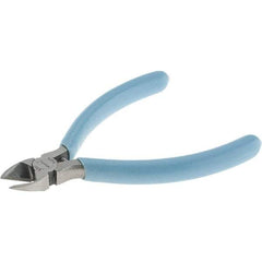 Xcelite - 4" OAL, 20 AWG Capacity, Flush Wire Cutter - 15/32" Jaw Length, Tapered Head - Americas Tooling