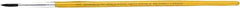 Premier Paint Roller - #5 Sable Artist's Paint Brush - 1/8" Wide, 1/2" Bristle Length, 5" Wood Handle - Americas Tooling