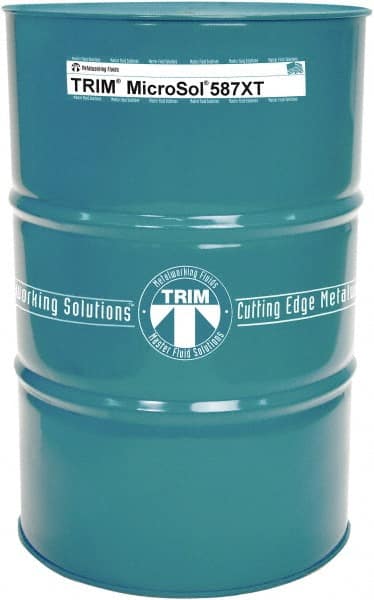 Master Fluid Solutions - TRIM MicroSol 587XT 54 Gal Drum Cutting & Grinding Fluid - Exact Industrial Supply