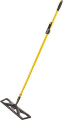 Rubbermaid - 57" Long x 5-1/2" Wide Dust Mop Frame - Black, Hook & Loop - Americas Tooling