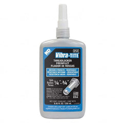 Vibra-Tite - 250 mL Bottle, Blue, Medium Strength Threadlocker - Americas Tooling