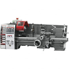 Jet - 8-3/4" Swing, 18" Between Centers, 115 Volt, Single Phase Bench Lathe - 3MT Taper, 3/4 hp, 130 to 2,000 RPM, 3/4" Bore Diam, 20" Deep x 30" High x 40" Long - Americas Tooling