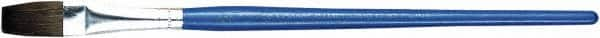 Premier Paint Roller - 5/8" Polyester Artist's Paint Brush - 1/2" Wide, 5/8" Bristle Length, 4-3/4" Wood Handle - Americas Tooling