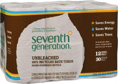 Seventh Generation - 1,600' Roll Length x 3.7" Sheet Width, Standard Roll Toilet Tissue - 400 Sheets per Roll, 2 Ply, Natural, Recycled Fiber - Americas Tooling