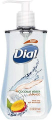 Dial - 7.5 oz Pump Bottle Liquid Soap - Clear, Coconut Water & Mango Scent - Americas Tooling