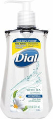 Dial - 7.5 oz Pump Bottle Liquid Soap - Clear, White Tea Scent - Americas Tooling