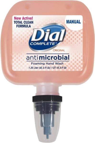 Dial - 1.25 L Dispenser Refill Foam Soap - Light Pink, Original Scent - Americas Tooling