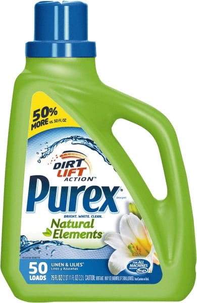 Purex - 75 oz Liquid Laundry Detergent - Linen & Lilies Scent - Americas Tooling