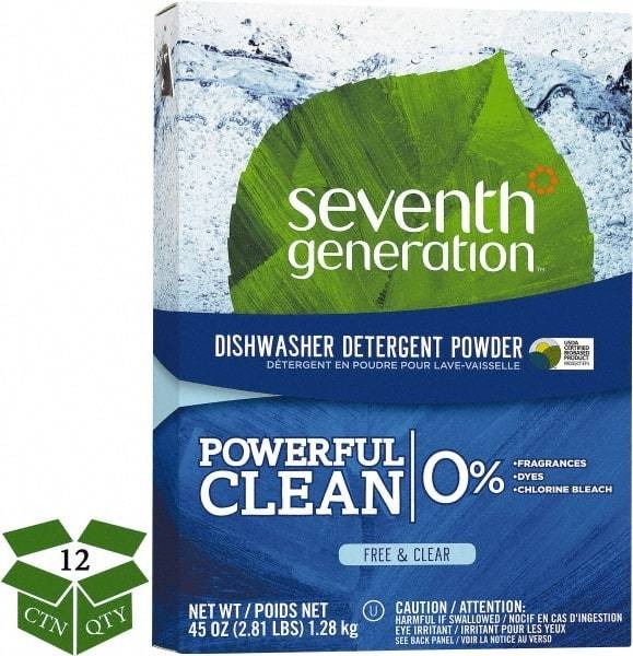 Seventh Generation - 45 oz Box Automatic Dishwashing Powder - Unscented - Americas Tooling