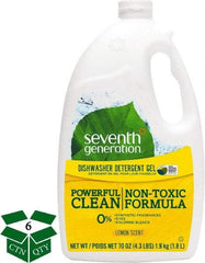 Seventh Generation - 70 oz Bottle Automatic Dishwashing Gel - Lemon Scented - Americas Tooling