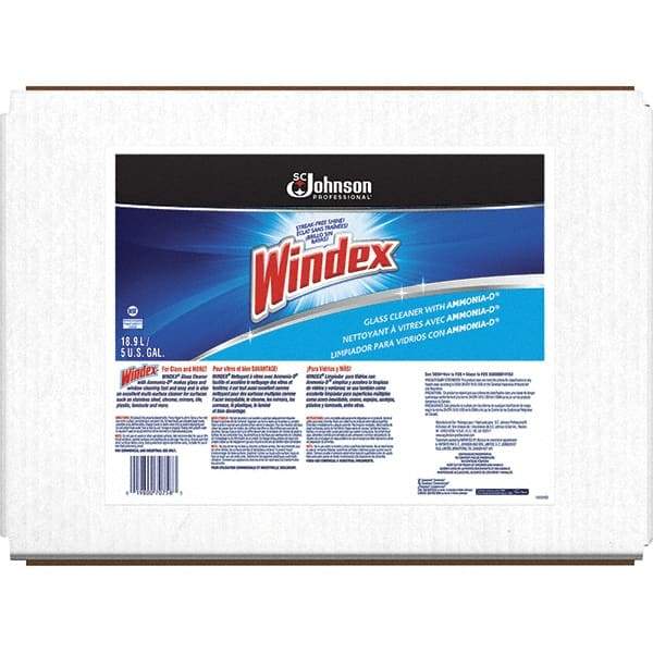 Windex - 5 Gal Bag-in-Box Unscented Glass Cleaner - Multipurpose Use - Americas Tooling