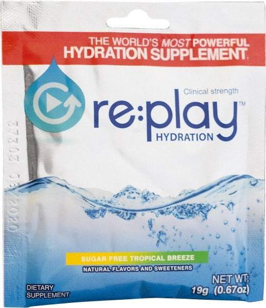 Hydration Health - 0.51 oz Packet Sugar Free Tropical Breeze Activity Drink - Powdered, Yields 16 oz - Americas Tooling