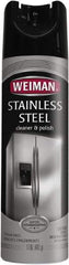 Weiman - 17 fl oz Aerosol Stainless Steel Cleaner & Polish - Unscented, Can Container - Americas Tooling