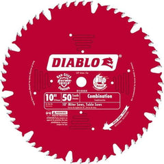 Freud - 10" Blade Diam, 50 Teeth, Carbide-Tipped Cold Saw Blade - 1" Arbor Hole Diam, 0.071" Blade Thickness - Americas Tooling