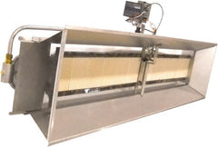 Heatstar - 82-1/2" Long x 21-1/2" Wide x 11" High, 24 AC Volt, Infrared Suspended Heater - Americas Tooling