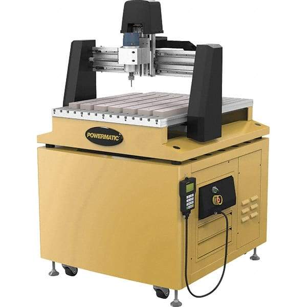 Powermatic - Single Phase, 115 Volt, CNC Mill Drill Machine - 39-11/64" Long x 28-25/64" Wide Table - Americas Tooling