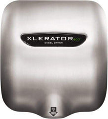 Excel Dryer - 500 Watt Silver Finish Electric Hand Dryer - 208/277 Volts, 2.2 Amps, 11-3/4" Wide x 12-11/16" High x 6-11/16" Deep - Americas Tooling