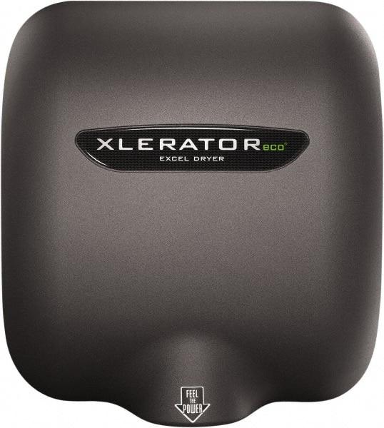 Excel Dryer - 500 Watt Graphite Finish Electric Hand Dryer - 208/277 Volts, 2.2 Amps, 11-3/4" Wide x 12-11/16" High x 6-11/16" Deep - Americas Tooling