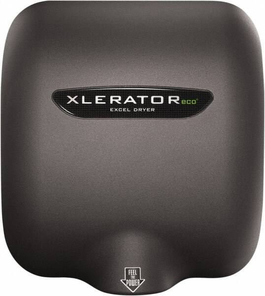 Excel Dryer - 530 Watt Graphite Finish Electric Hand Dryer - 110/120 Volts, 4.5 Amps, 11-3/4" Wide x 12-11/16" High x 6-11/16" Deep - Americas Tooling