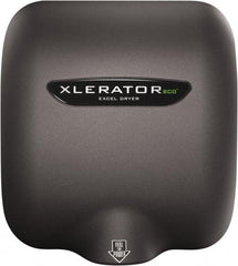 Excel Dryer - 530 Watt Graphite Finish Electric Hand Dryer - 110/120 Volts, 4.5 Amps, 11-3/4" Wide x 12-11/16" High x 6-11/16" Deep - Americas Tooling