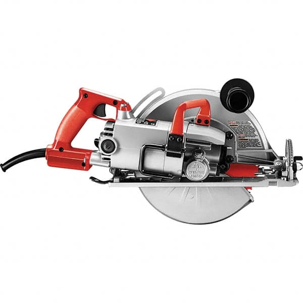 Skilsaw - 15 Amps, 10-1/4" Blade Diam, 4,700 RPM, Electric Circular Saw - 120 Volts, 8' Cord Length, 7/8" Arbor Hole, Left Blade - Americas Tooling