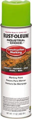 Rust-Oleum - 17 fl oz Green Paint & Primer - 400' Coverage at 1" Wide, Solvent Base Formula, >500 gL VOC - Americas Tooling