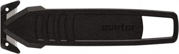 Martor USA - Recessed/Hook Blade Safety Utility Knife - Black Polycarbonate Handle, 1 Blade Included - Americas Tooling