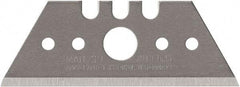 Martor USA - 100 Piece, Carbon Steel, Utility Knife Blade - 2.09" Long - Americas Tooling