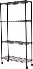 Sandusky Lee - 4 Shelf Wire Shelving Unit - 36" Wide x 14" Deep x 54" High, - Americas Tooling