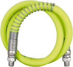 Legacy - 3' Long, 10,000 psi Operating Pressure, Rubber Grease Gun Hose - 3/16 NPT, 10,000 psi Burst Pressure - Americas Tooling