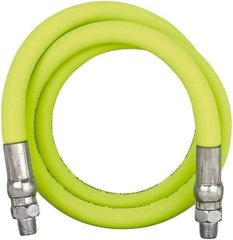 Legacy - 3' Long, 10,000 psi Operating Pressure, Rubber Grease Gun Hose - 3/16 NPT, 10,000 psi Burst Pressure - Americas Tooling