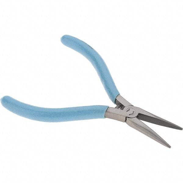 Xcelite - 5" Jaw Length x 7/16" Jaw Width, Long Nose Comfort Grip Pliers - Smooth Jaw, Bi-Material Cushion Handle - Americas Tooling