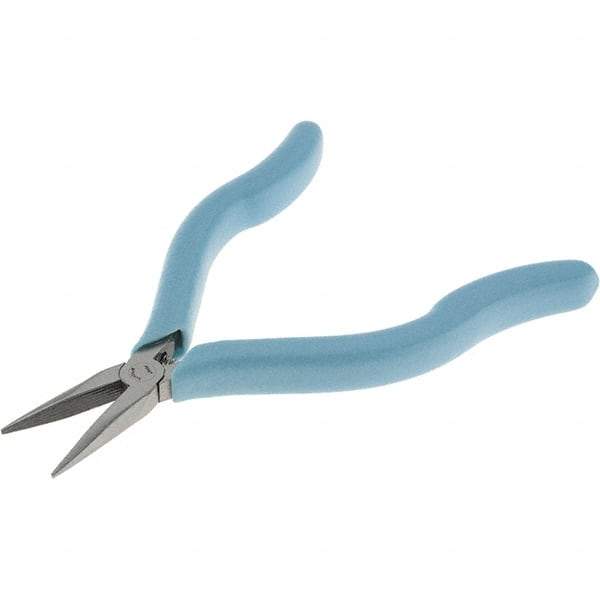 Xcelite - 6-1/2" Jaw Length x 7/16" Jaw Width, Long Nose Comfort Grip Pliers - Smooth Jaw, Bi-Material Cushion Handle - Americas Tooling