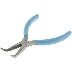 Xcelite - 6-3/4" Long, 3" Jaw Length, Smooth Jaw, Long Nose/Bent Nose Plier - Americas Tooling