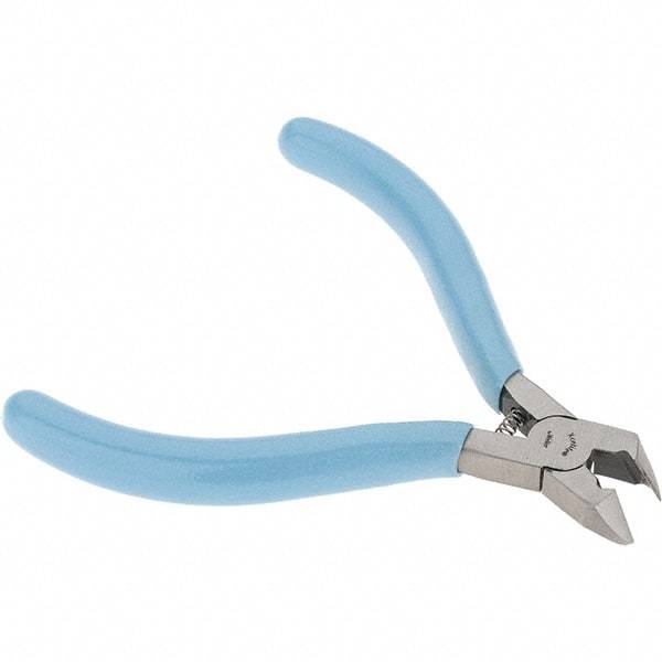 Xcelite - 100mm OAL, 20 AWG Capacity, Diagonal Cutter - 7/16" Jaw Length x 11mm Jaw Width, 29° Angled Head - Americas Tooling