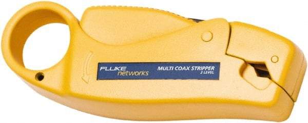 Fluke Networks - 1 Piece, Coaxial Wire Stripper - Comes in Clam Shell - Americas Tooling