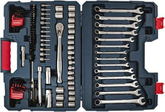 Crescent - 128 Piece 3/8" Drive Mechanic's Tool Set - Comes in Blow Molded Case - Americas Tooling