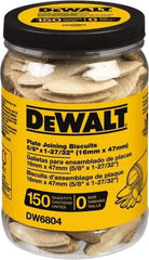 DeWALT - Size 0 Biscuits - 150 Pieces, Tube - Americas Tooling