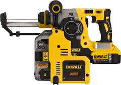 DeWALT - 20 Volt 1" Keyless Chuck Cordless Rotary Hammer - 0 to 4,600 BPM, 0 to 1,100 RPM, Reversible - Americas Tooling